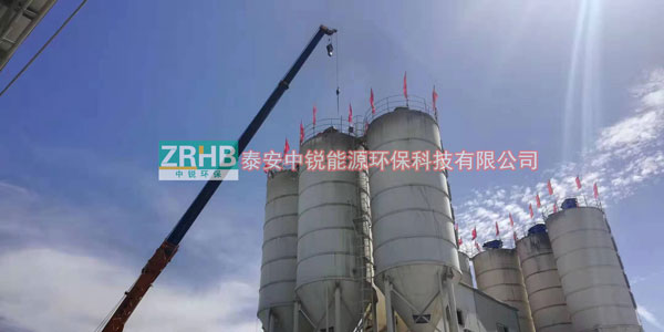 新疆喀什攪拌站倉頂除塵器案例(北區)