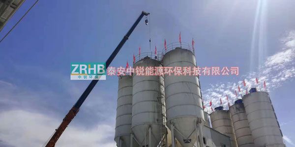 新疆喀什攪拌站倉頂除塵器案例(北區)