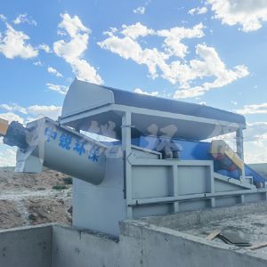 內(nèi)蒙古振動(dòng)式砂石分離機(jī)安裝完工